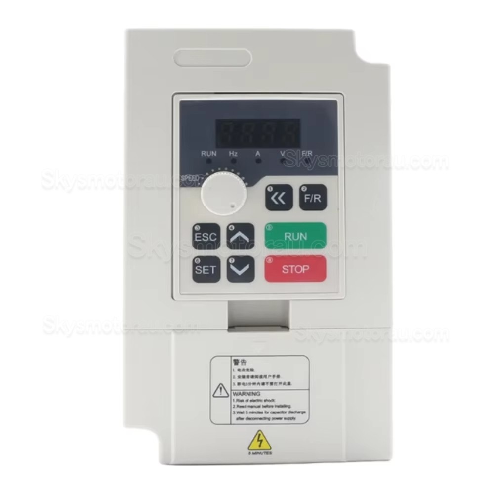1.5KW VFD Spindle Kit OSP001696 Indc. Air Cooled Spindle Motor + Variable Frequency Drive + 13Pcs ER11 Collet